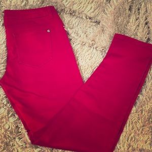 Sz 13 red jeans celebrity pink